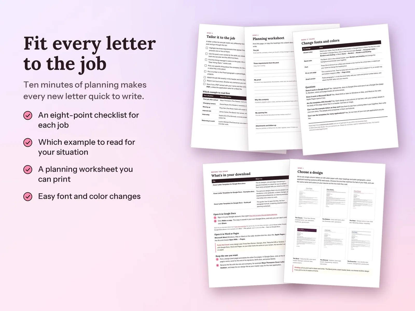 Cover Letter Templates for Google Docs: Fit every letter to the job